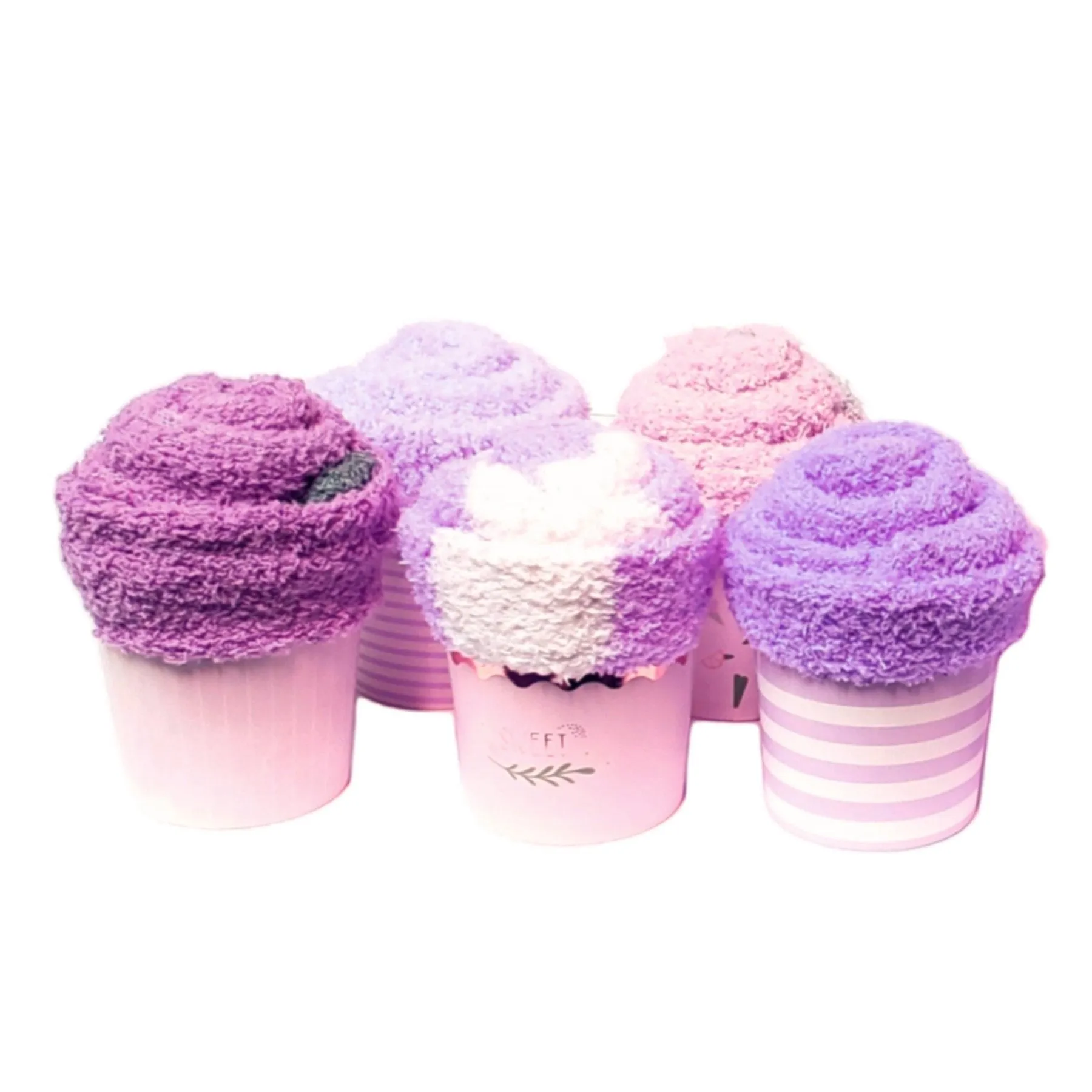Purple Cupcake Party Favors