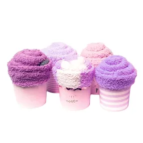 Purple Cupcake Party Favors