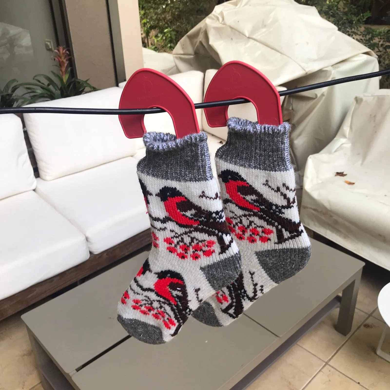 Red Suricata Adjustable Size Sock Blockers - Pair of Socking Stretchers