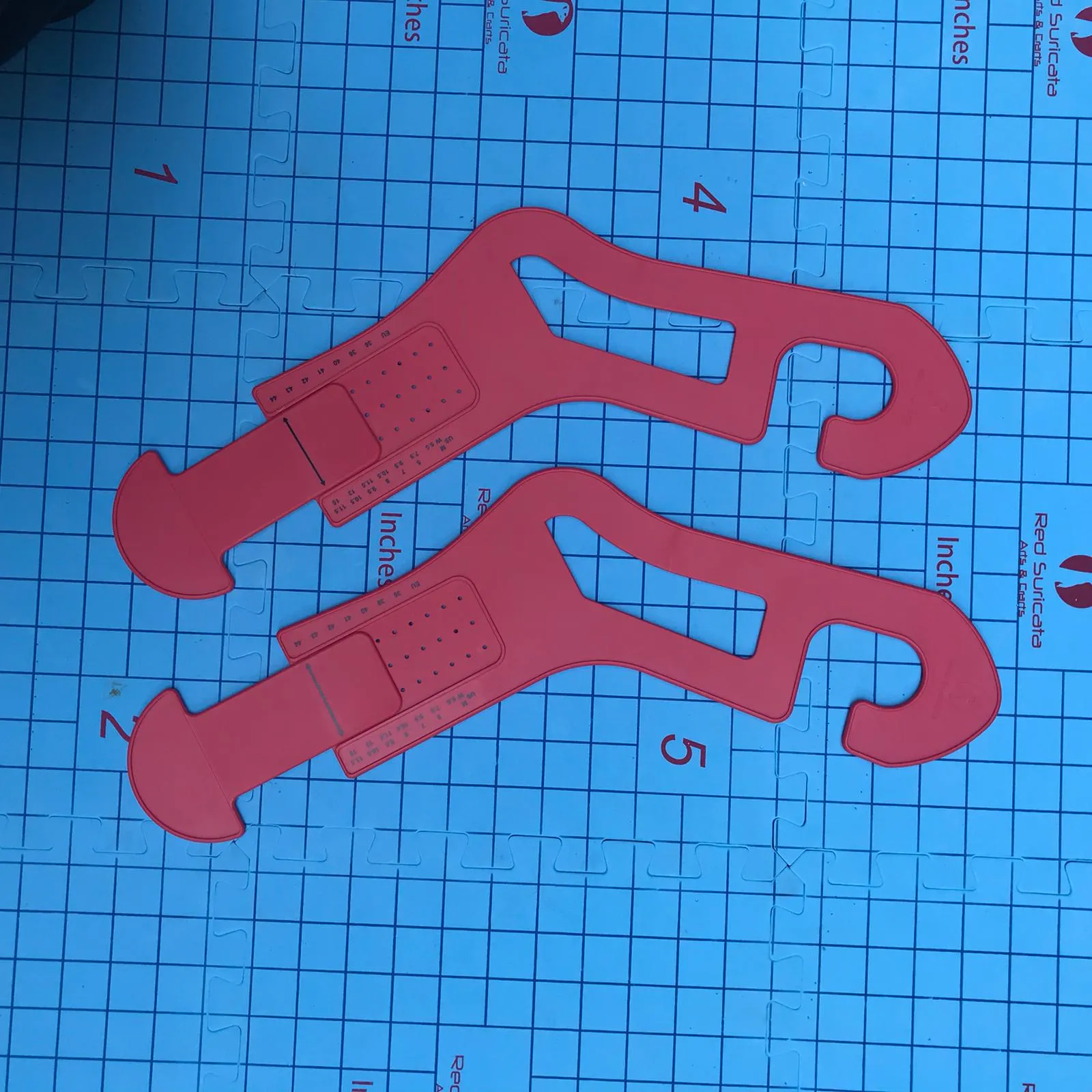 Red Suricata Adjustable Size Sock Blockers - Pair of Socking Stretchers