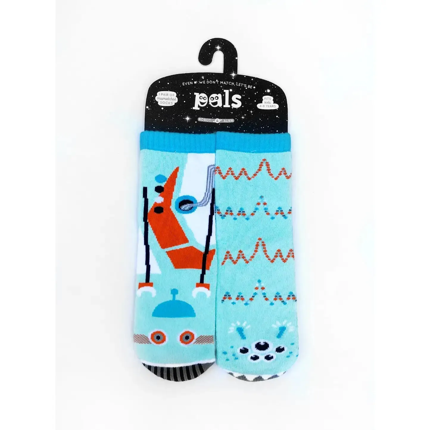 Robot & Alien | Kids Socks | Collectible Mismatched Socks
