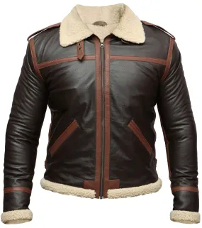 Shearling Brown Leather Jacket
