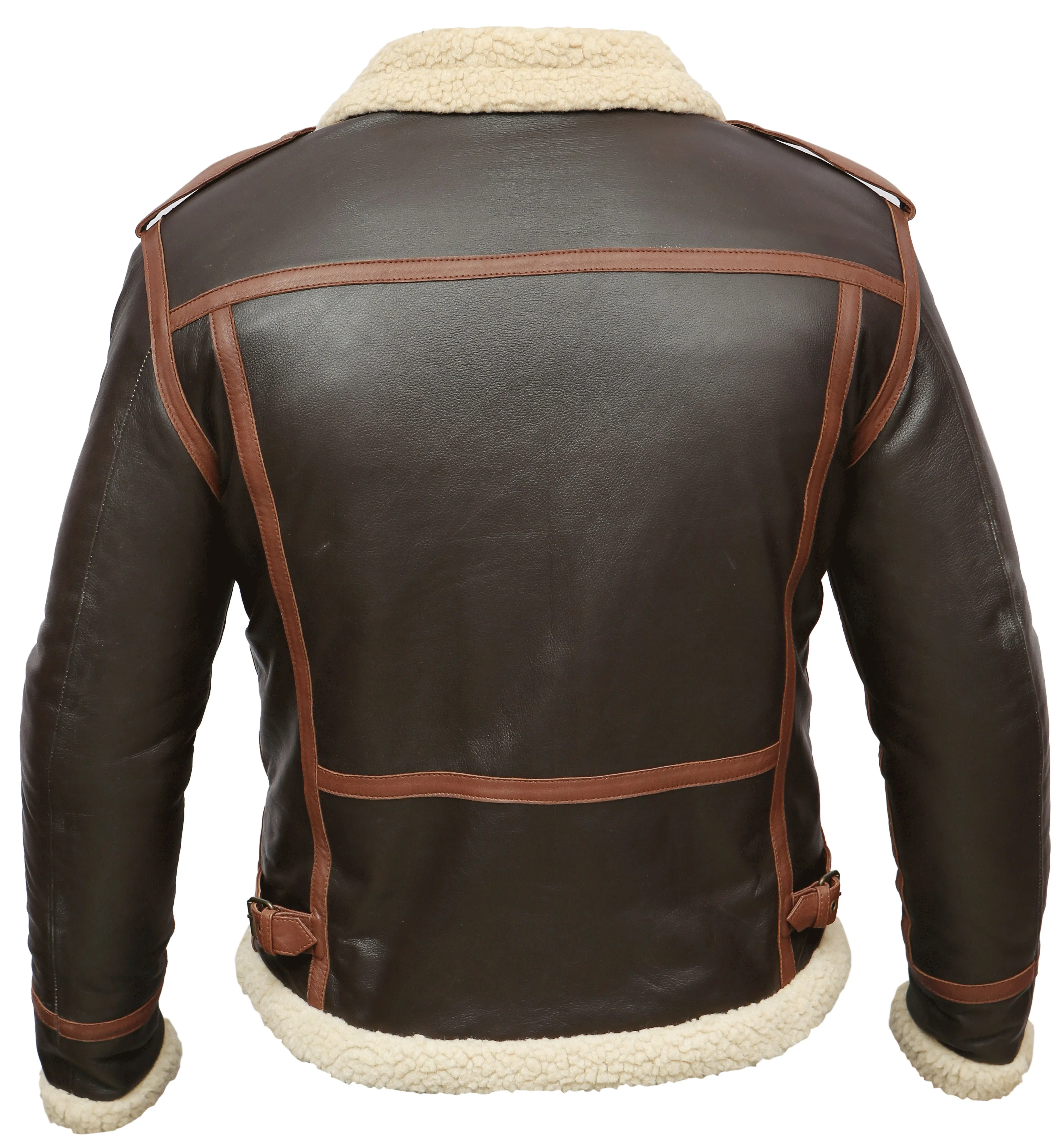 Shearling Brown Leather Jacket