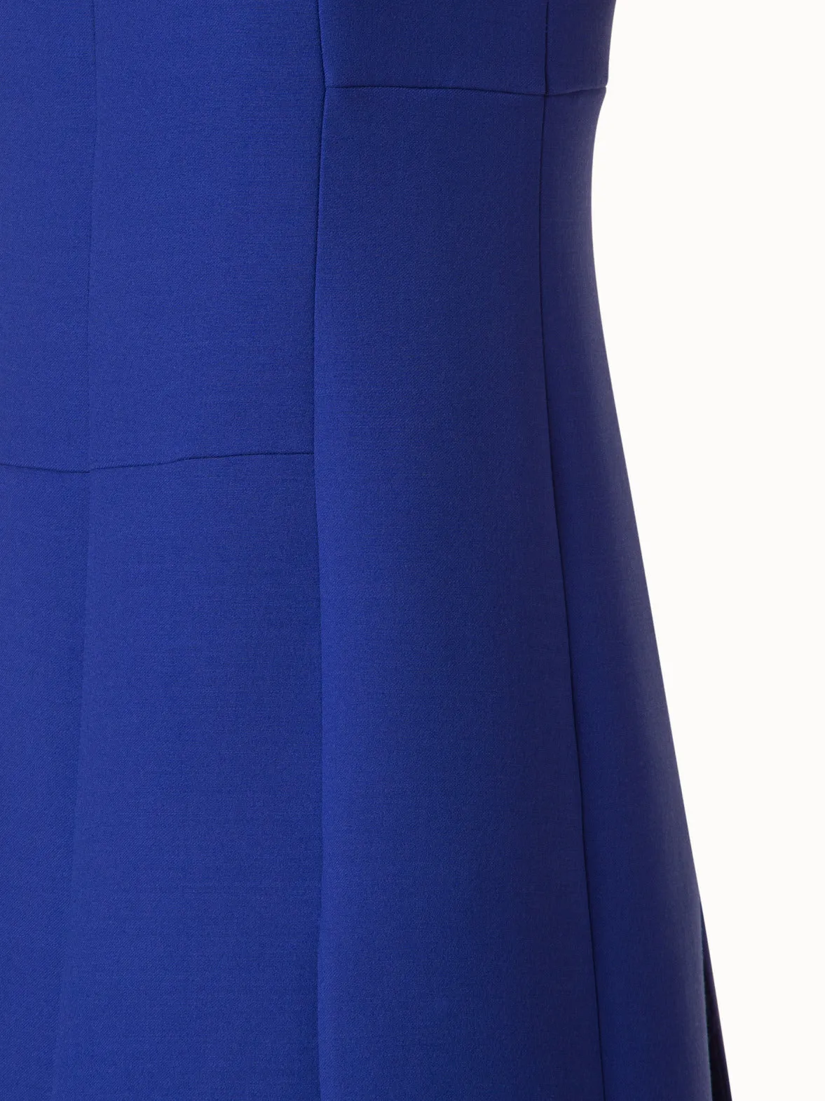 Sheath Dress with Skirt in A-Line in Wool Double-Face