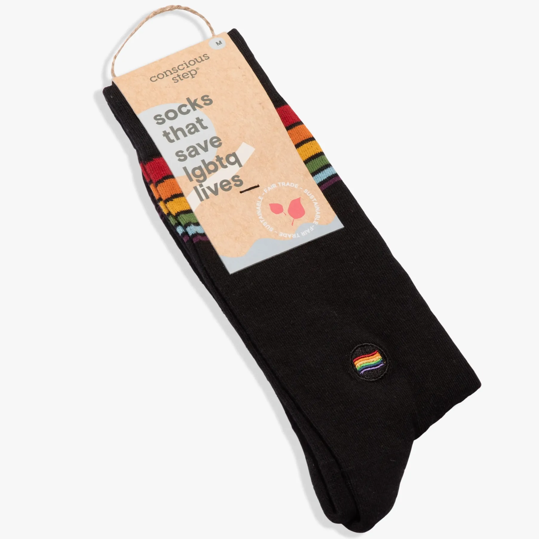 Socks That Save Lgbtq  Lives - Classic Rainbow Stripes