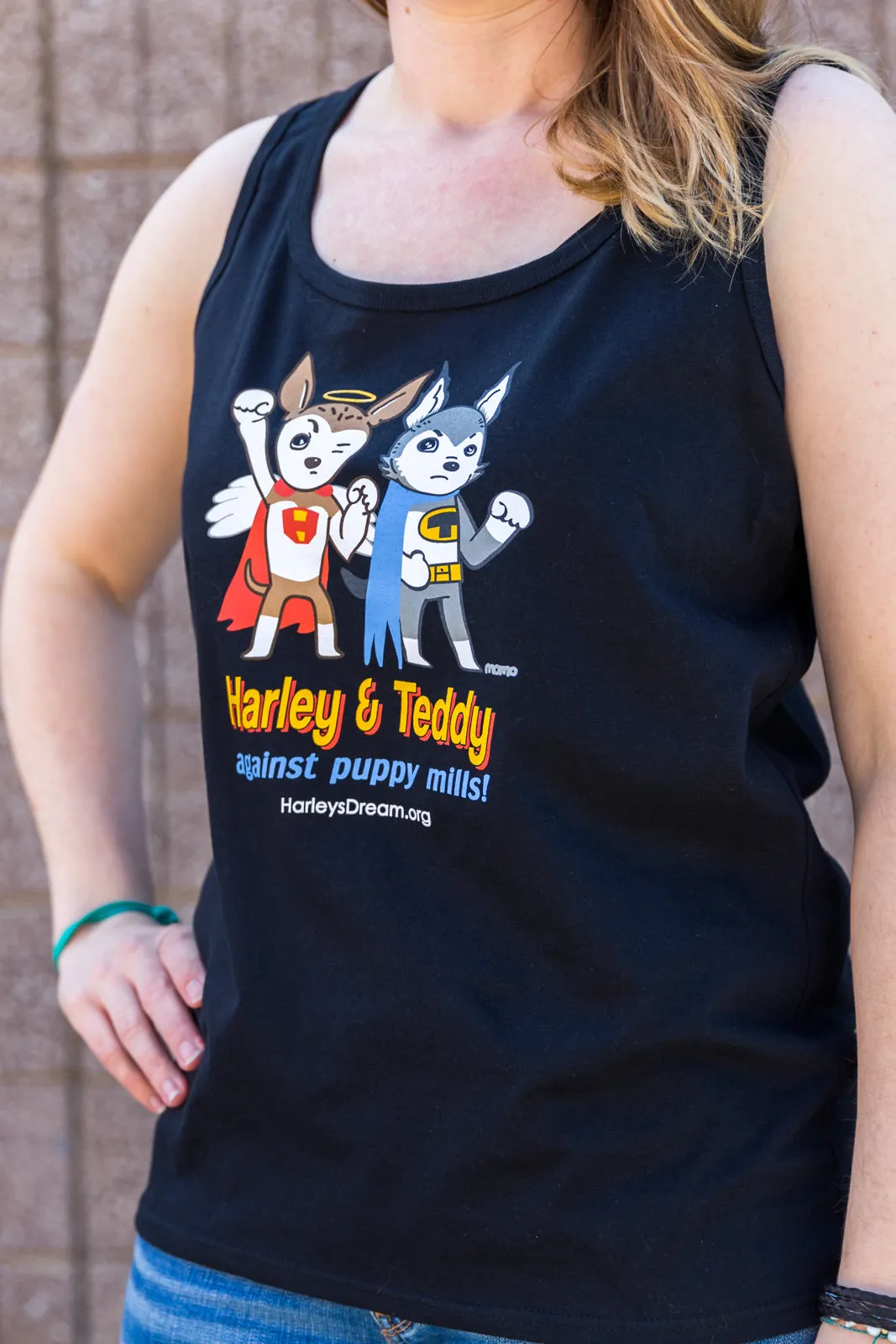 Tank Top (Ladies) - Superheroes Against Puppy Mills