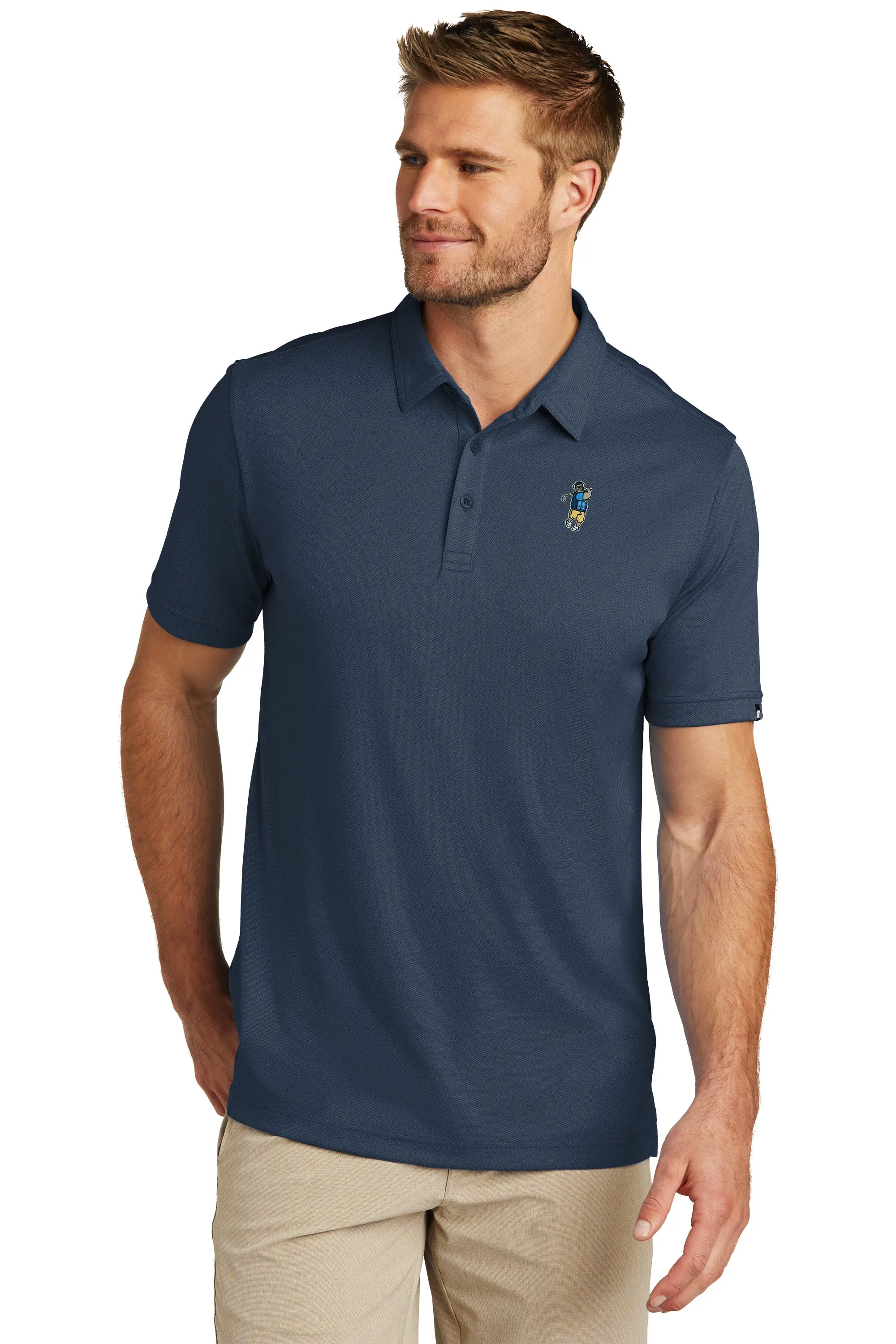 The Citadel, Spike the Golfer, Club Sport Golf, Travis Mathew Performance Polo Shirt