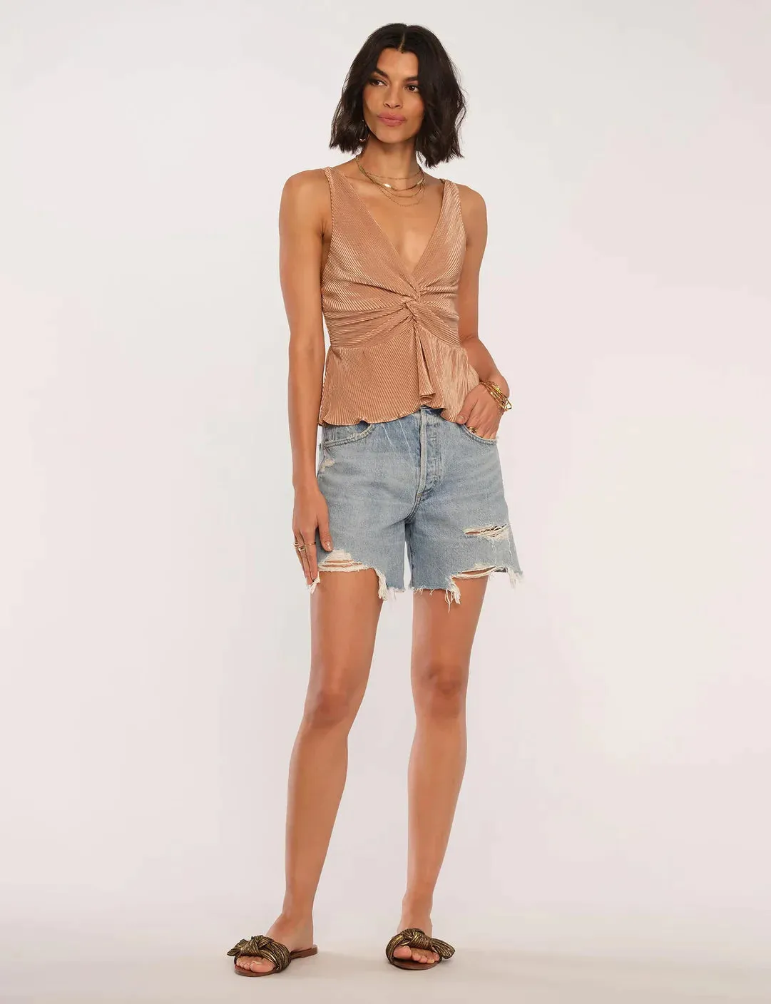 The Genevieve Top by Heartloom - Dune