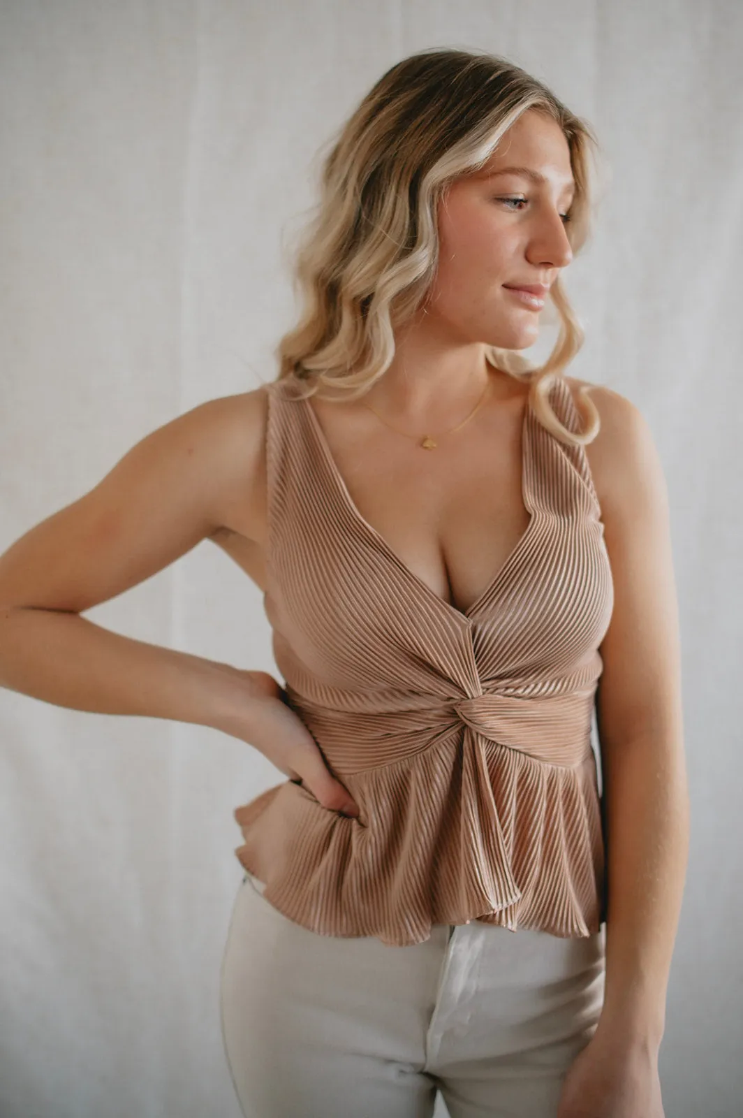 The Genevieve Top by Heartloom - Dune