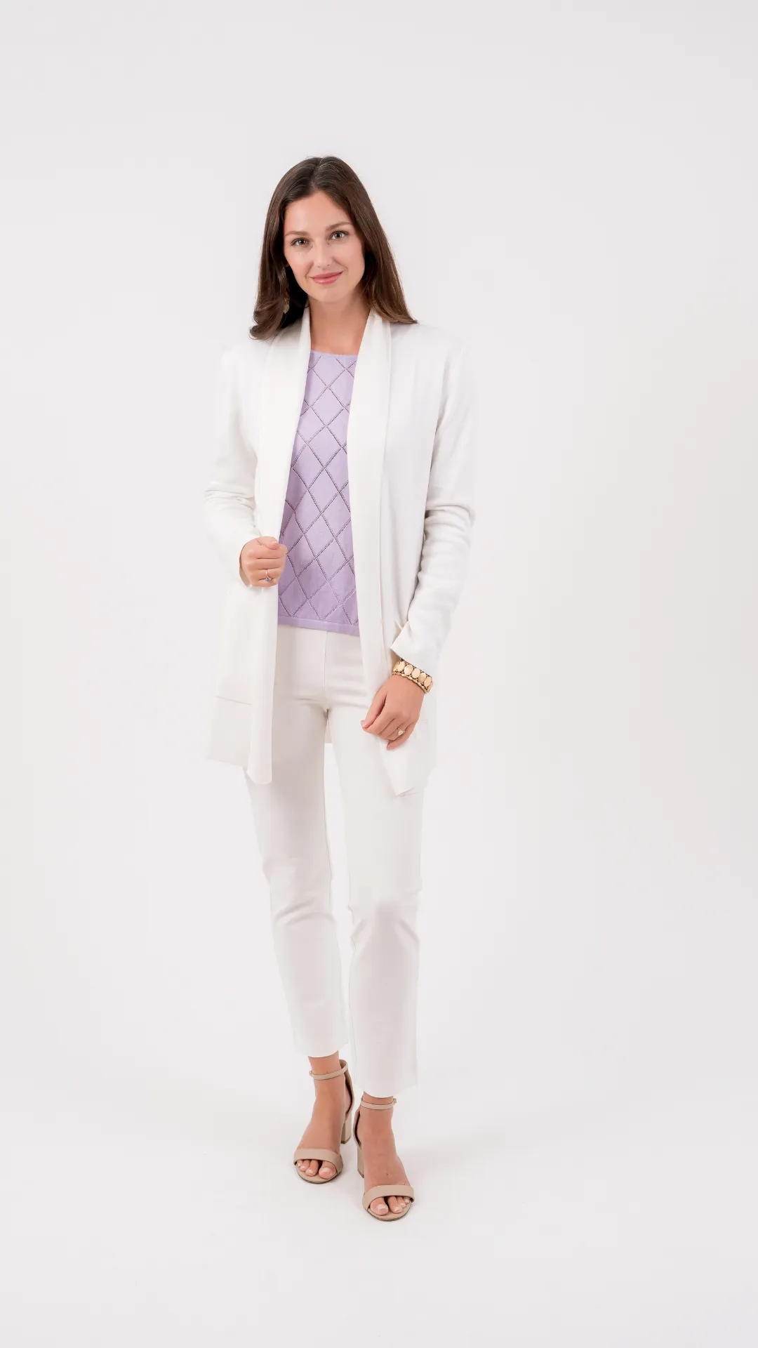 The Travel Coat | White