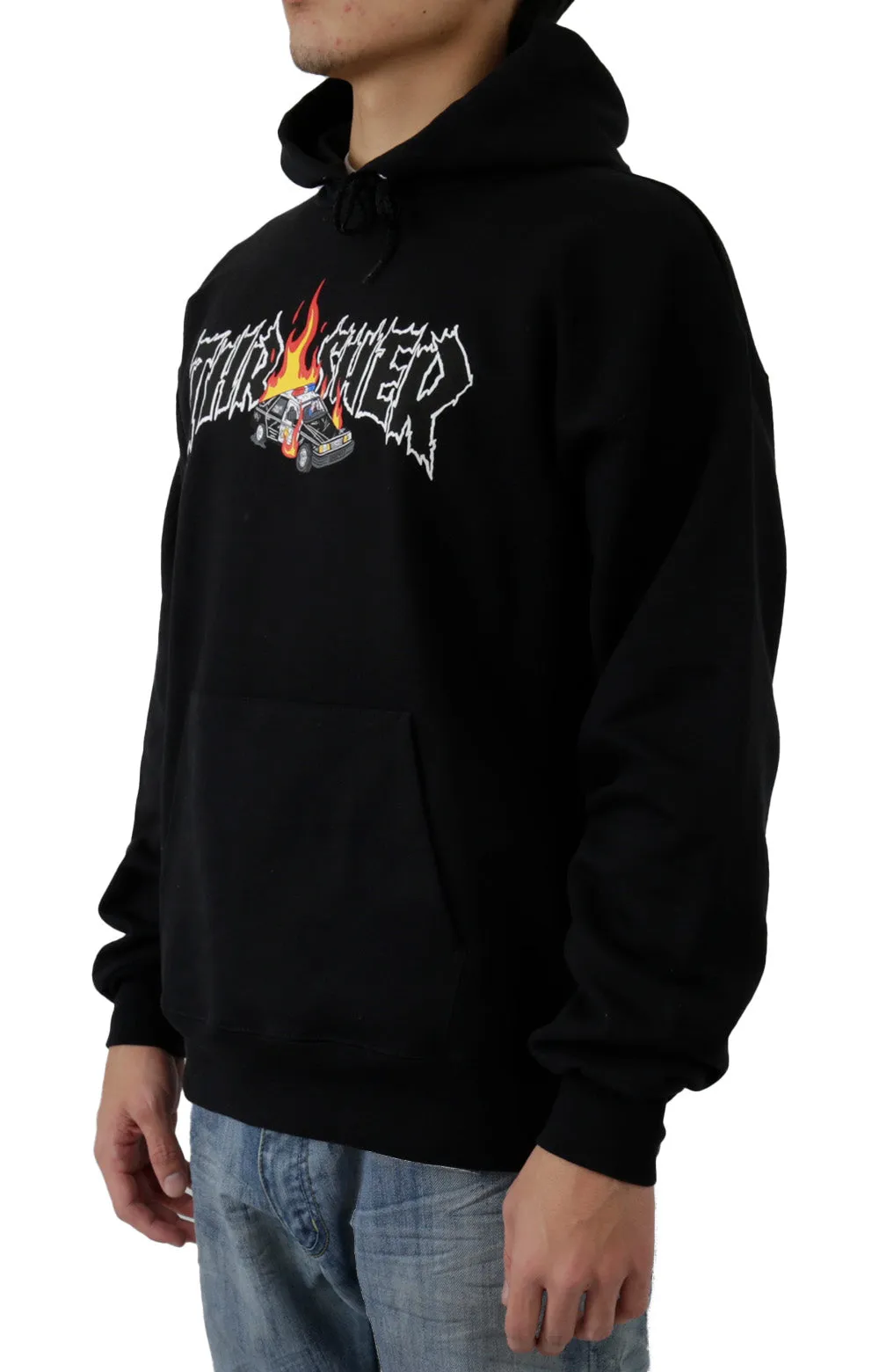 Thrasher Cop Car Hoodie - Black