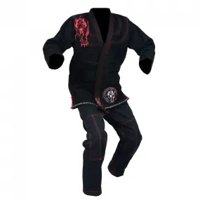 UFG Elite Brazilian Jiu Jitsu GI Embroidered Uniform 100% Cotton Pearl Weave