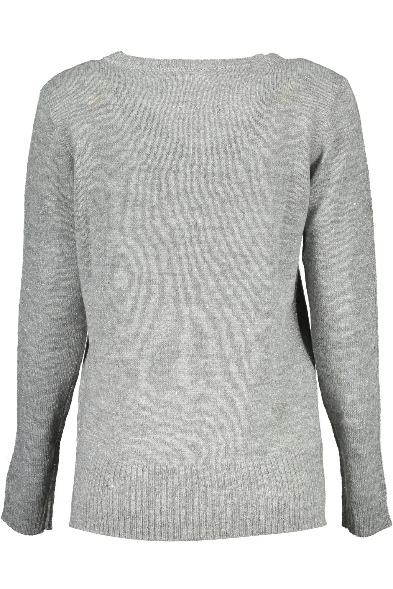 U.S. POLO ASSN. Silver Acrylic Women Sweater