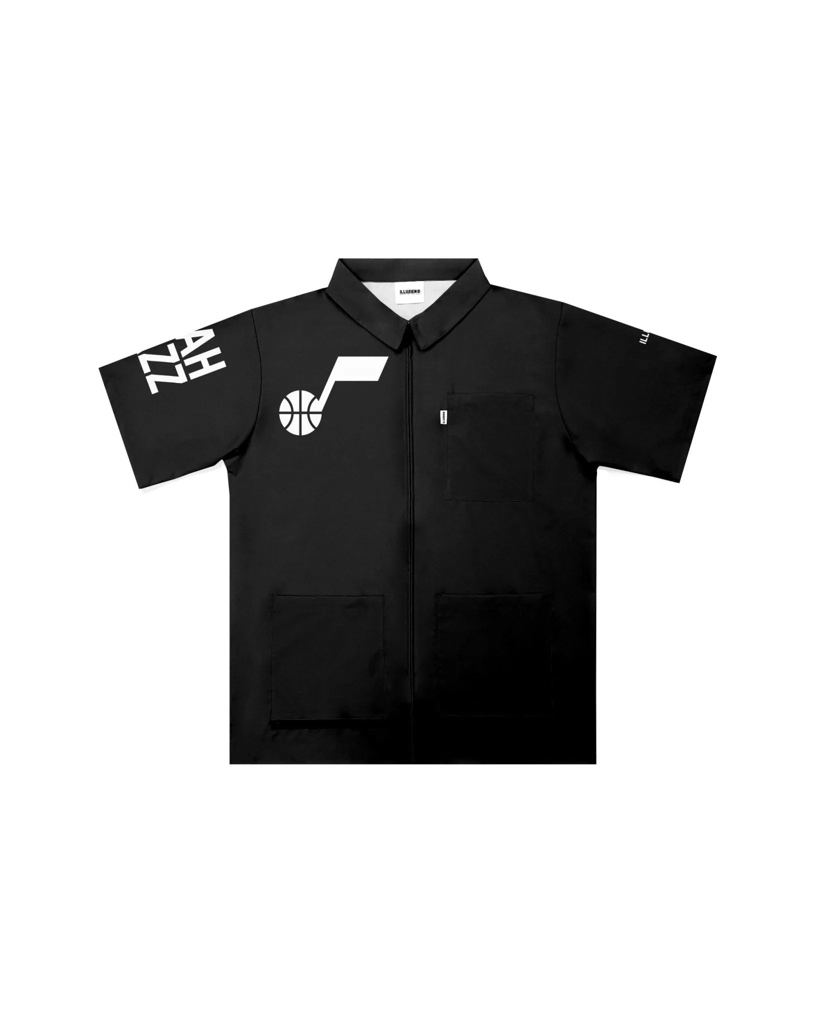 Utah Jazz "Big Logo" Traditional Barber Jacket