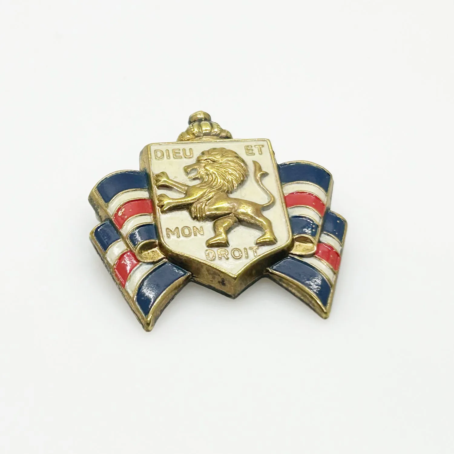 Vintage 1940s "Bundles for Britain" World War II Relief Brooch