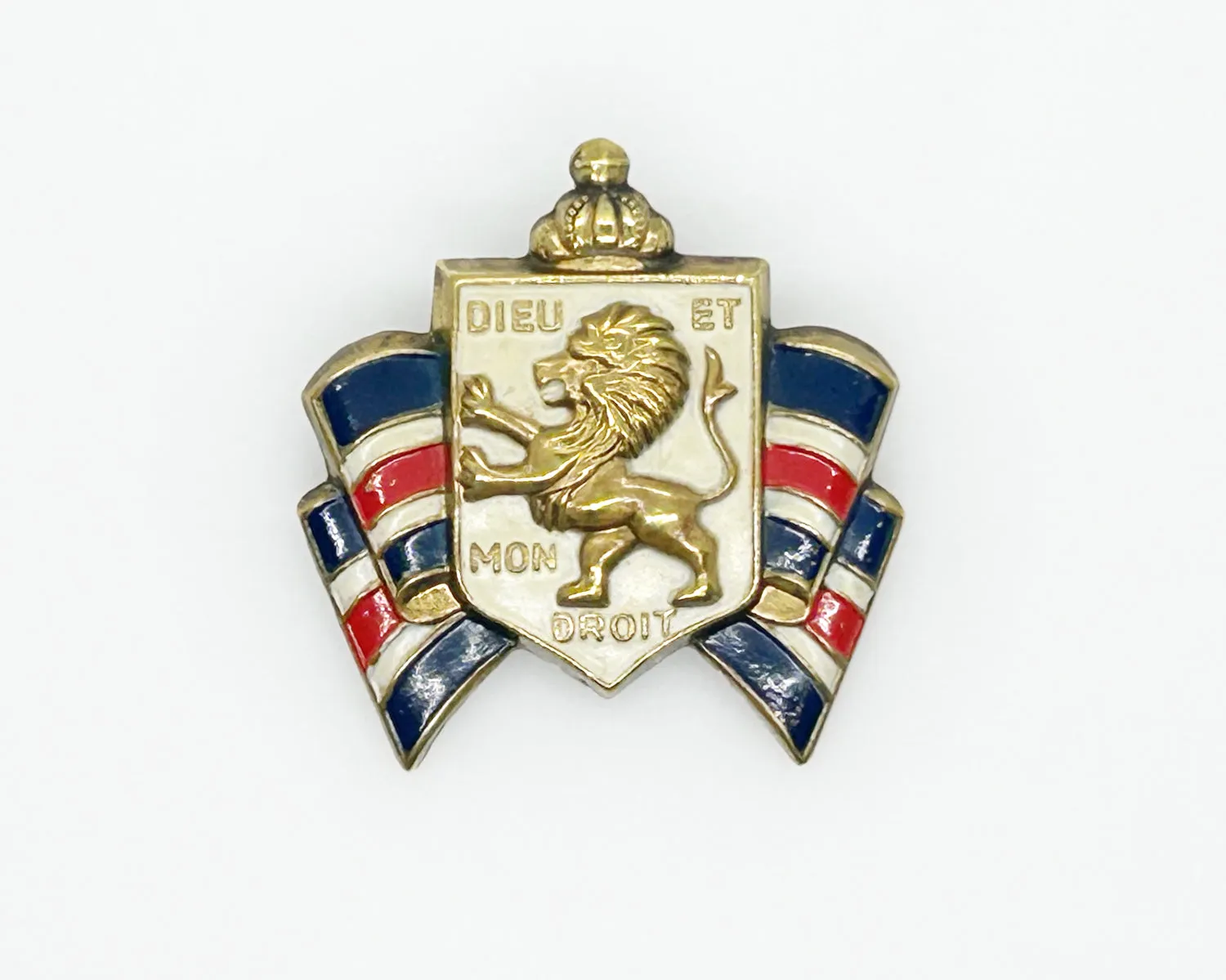 Vintage 1940s "Bundles for Britain" World War II Relief Brooch