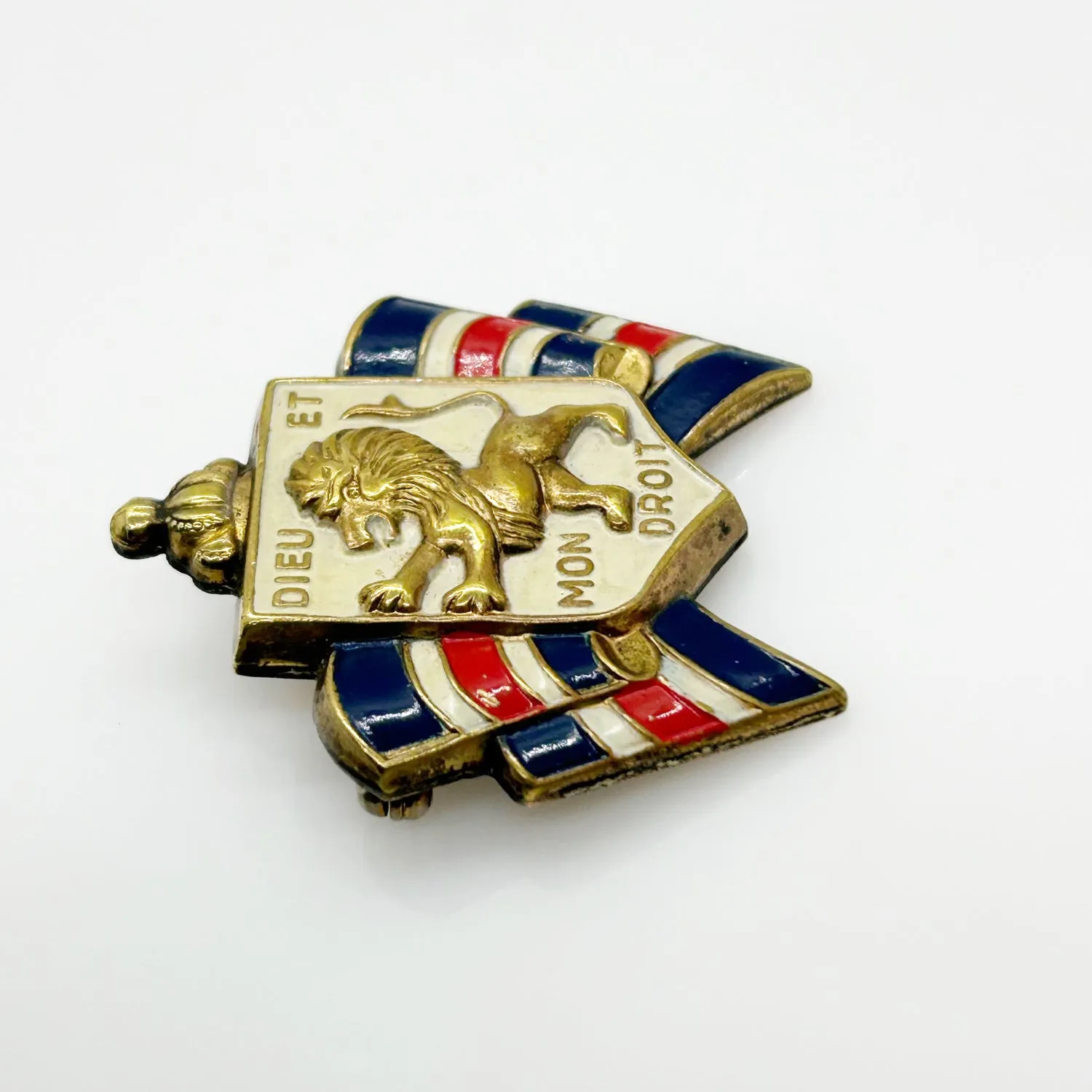 Vintage 1940s "Bundles for Britain" World War II Relief Brooch
