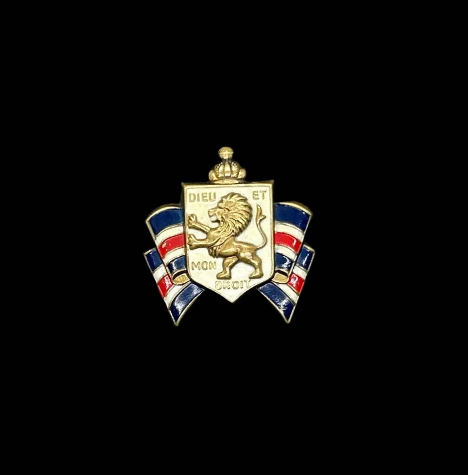 Vintage 1940s "Bundles for Britain" World War II Relief Brooch