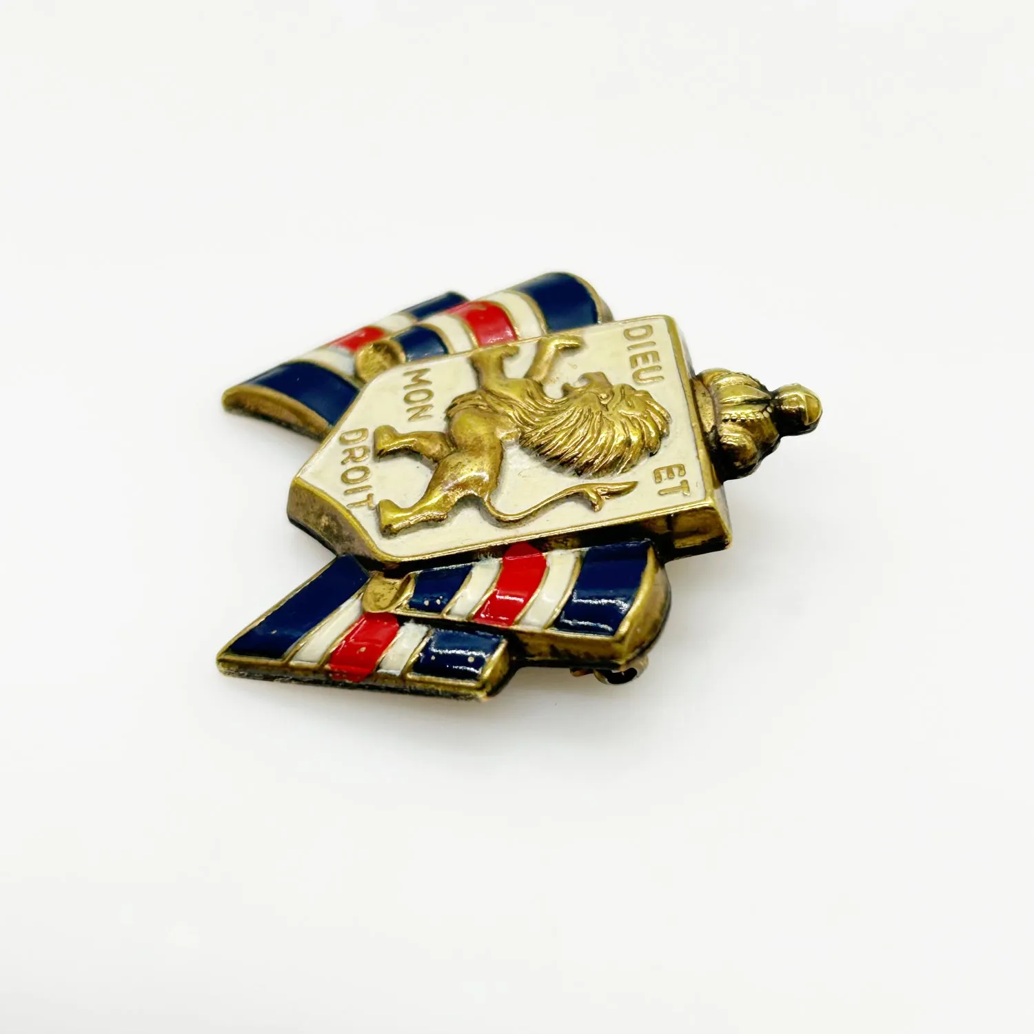 Vintage 1940s "Bundles for Britain" World War II Relief Brooch