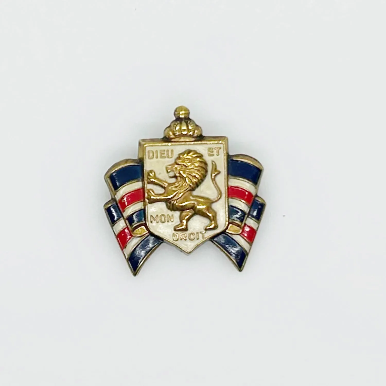 Vintage 1940s "Bundles for Britain" World War II Relief Brooch