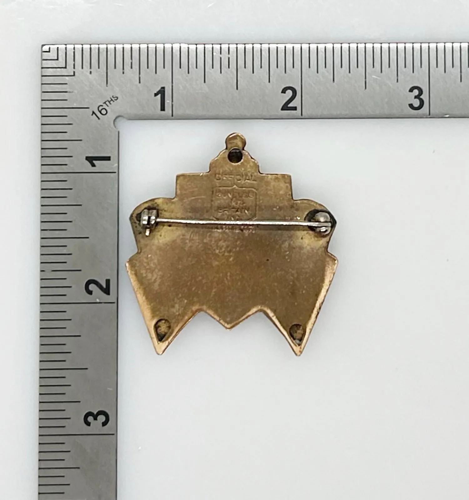 Vintage 1940s "Bundles for Britain" World War II Relief Brooch