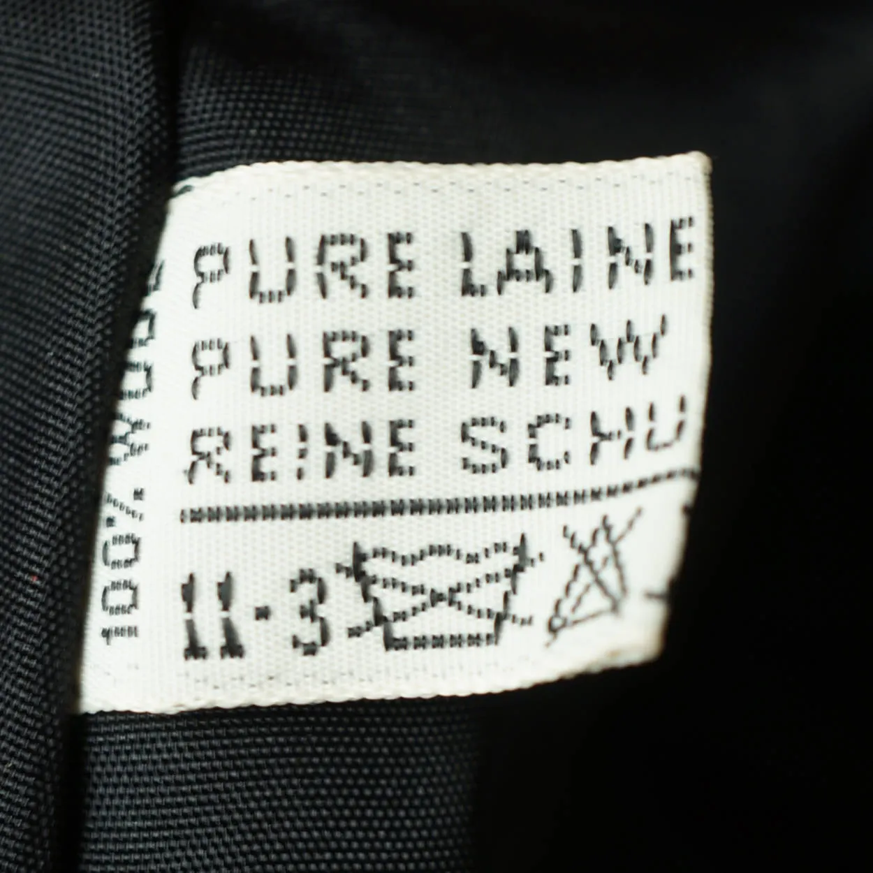 Vintage 1970s Designer Guy Laroche Black Wool Skirt Suit 2 Piece Ensemble Sz 12