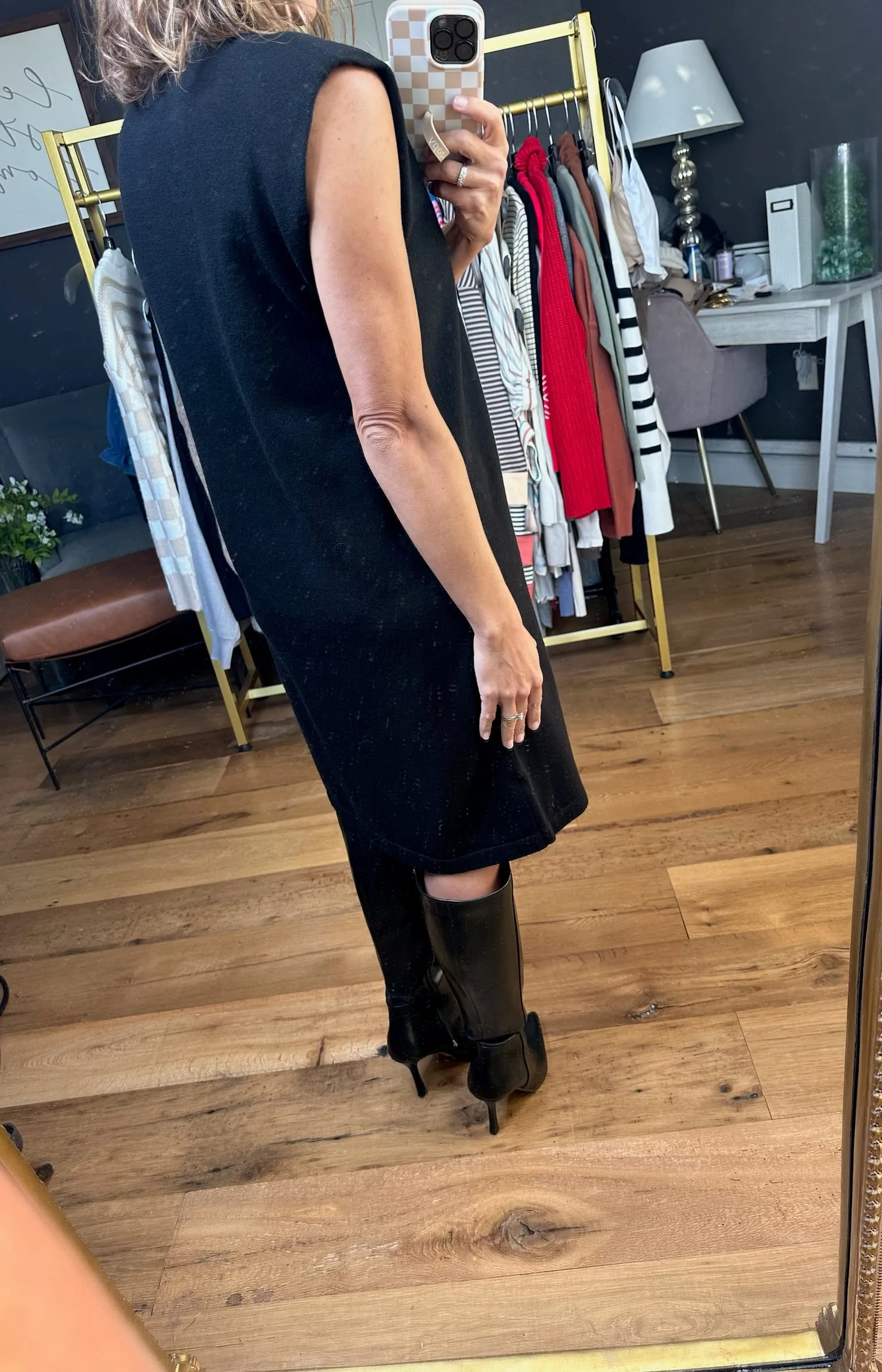 What's Not To Love Mock-Neck Sleeveless Knit Dress - Multiple Options