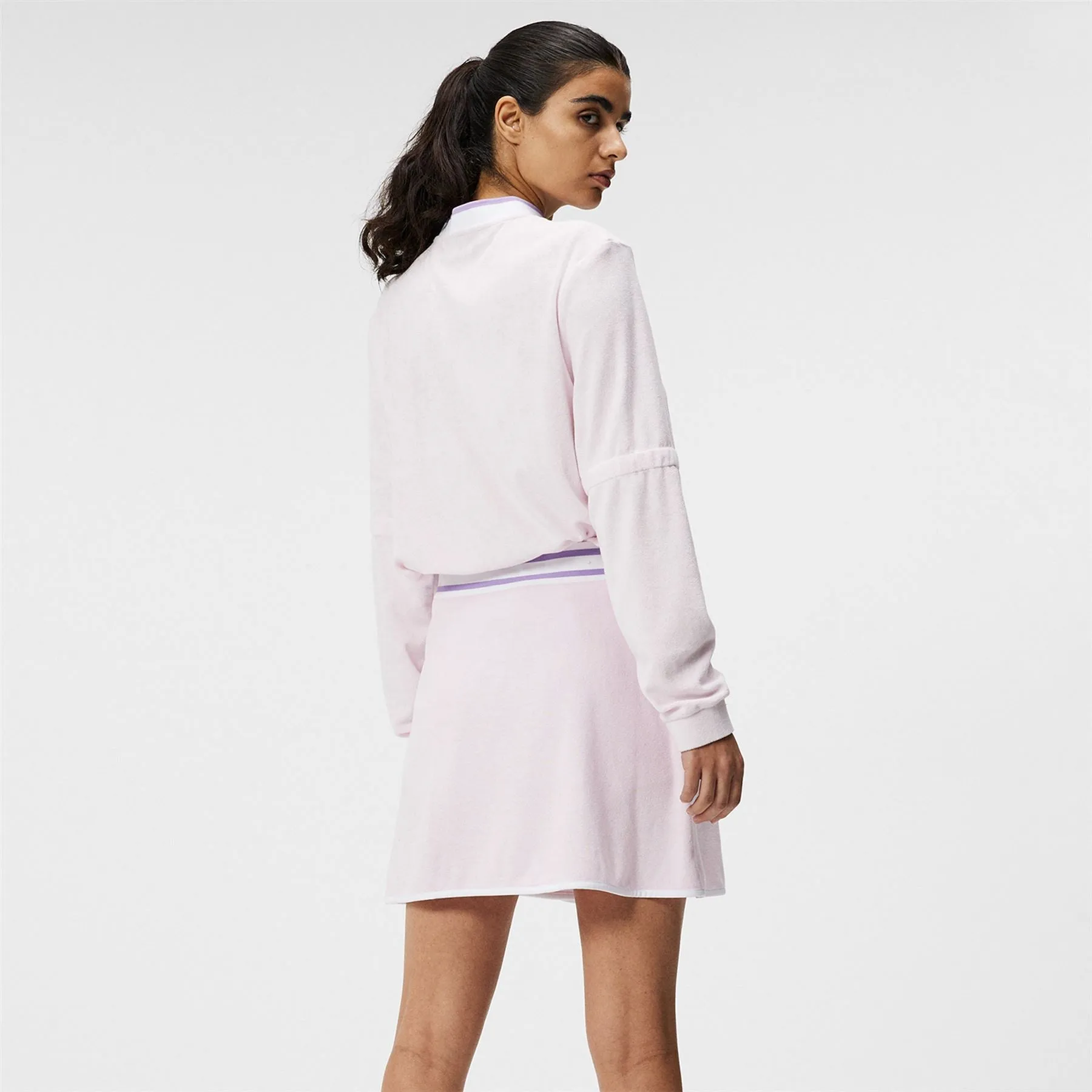 Womens Rae Pleated Skirt Cradle Pink - W23