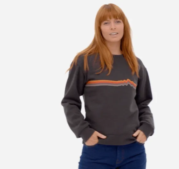 Women's Ridge Rise Stripe Uprisal Crew Sweatshirt