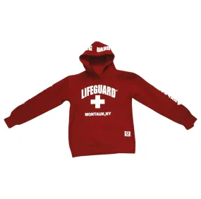 Youth Lifeguard Montauk NY Pullover Hoodie